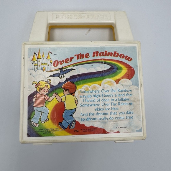 Vintage 1981 Fisher Price Radio Music Box Over the Rainbow: Tested and Works - Picture 2 of 2